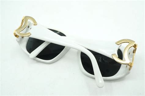 CHANEL Sunglasses Eyewear 02466 26 Here Mark Cell Frame 